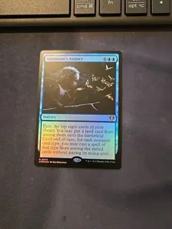 MTG CMM: Aminatou's Augury (Sorcery) 0073 Foil Rare - Image 1