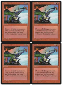 MTG Anarchy x4 Ice Age Uncommon NM/LP Playset - Image 1