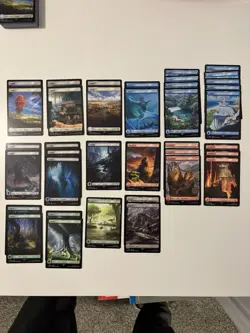 MTG Final Fantasy 37 Full Art Lands Non-foil NM - Image 1