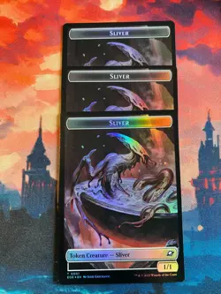 MTG Edge of Eternities Sliver Token Foil x 3 - Image 1