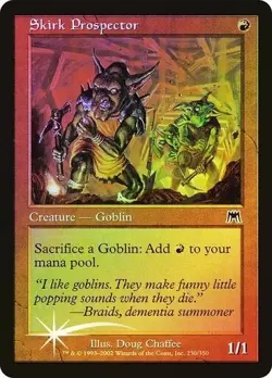 Onslaught MTG FOIL Skirk Prospector - Image 1