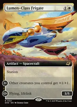 Lumen-Class Frigate - Foil - Extended Art - Edge of Eternities #0321 MTG Magic T - Image 1