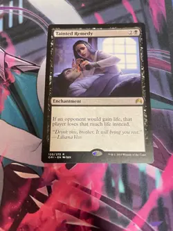 MTG - TAINTED REMEDY - RARE - ORIGINS - NM - Image 1