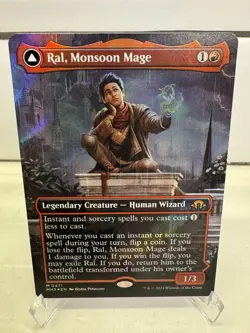 Ral, Monsoon Mage (Borderless) (Textured Foil) Modern Horizons 3 Foil - Image 1