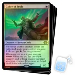FOIL GUIDE OF SOULS X4 Modern Horizons 3 Magic MTG MINT CARD - Image 1