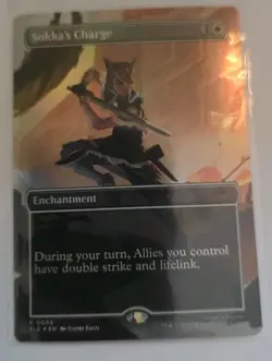 Mtg - Sokka's Charge (Borderless) - Avatar: The Last Airbender: Eternal-Legal... - Image 1