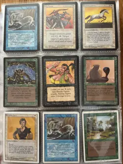 300+ Awesome Vintage Magic The Gathering Alpha Beta Unlimit Arabian Etc Card Lot - Image 2