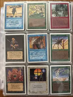 300+ Awesome Vintage Magic The Gathering Alpha Beta Unlimit Arabian Etc Card Lot - Image 3