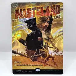 Wasteland #50 (Halo Foil) - MTG Encyclopedia of Magic Secret Lair - Image 1