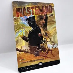 Wasteland #50 (Halo Foil) - MTG Encyclopedia of Magic Secret Lair - Image 2