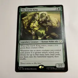 THE EARTH KING x1 mtg NM-M The Last Airbender 1 Rare - Image 1