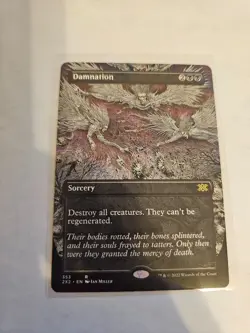 Damnation Borderless MTG Double Masters 2x2 LP - Image 1