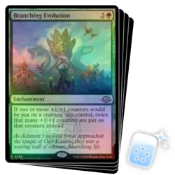FOIL BRANCHING EVOLUTION X4 Modern Horizons 3 Magic MTG MINT CARD - Image 1