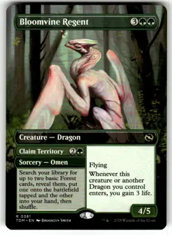 Bloomvine Regent (Borderless) R Tarkir: Dragonstorm 381 NM - Image 1