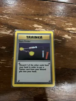 Pokemon TCG Trainer Item Finder 74/102 Base Set Unlimited Rare - Image 1