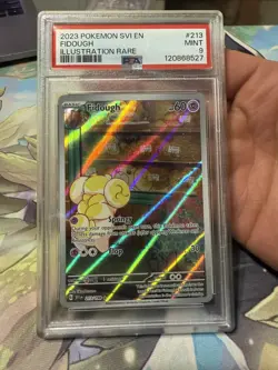 2023 POKEMON SVI EN-SCARLET & VIOLET ILLUSTRATION RARE #213 FIDOUGH PSA 9 - Image 1