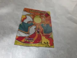 RARE Charizard Clear - 2000 Topps Pokemon TV Animation #06 NM - Image 3