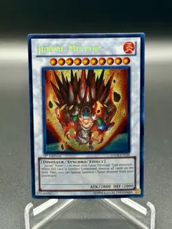 Yu-Gi-Oh! TCG Jurrac Meteor HA04-EN029 1st Edition Secret Rare Near Mint - Image 1