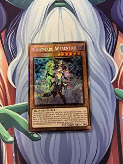 Yugioh/ Nightmare Apprentice/ Starlight Rare/ MP25/ 1st Edition/ Mint - Image 1