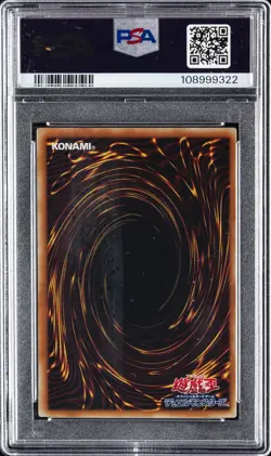 2001 YU-GI-OH! JAPANESE PREMIUM PACK 4 #P402 DARK MAGICIAN PSA 8 - Image 2