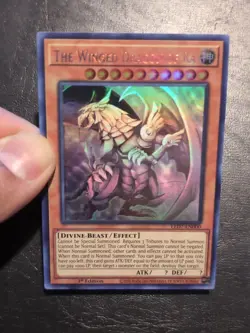 Yu-Gi-Oh! GHOST RARE CARD THE WINGED DRAGON OF RA LED7-EN000 1ST NM/VLP - Image 4
