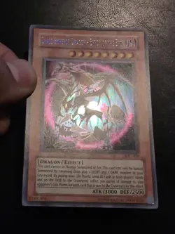 Yu-Gi-Oh! SECRET RARE CARD CHAOS EMPEROR DRAGON - ENVOY OF THE END IOC-000 NM - Image 2