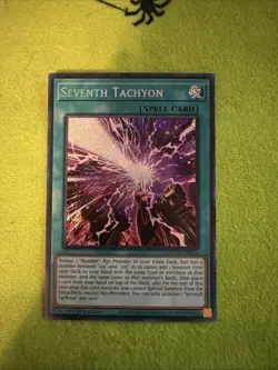 *** SEVENTH TACHYON *** 1ST EDITION SECRET RARE MINT/NM MZMT-EN016 YUGIOH! - Image 1
