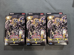 3x Yu-Gi-Oh! Dark World Structure Deck 1st Edition - New Sealed - Image 1