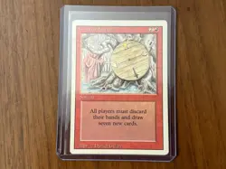 REVISED (Good/MP) Wheel of Fortune - Red RARE MTG Edition Ed Magic Card CLASSIC! - Image 3