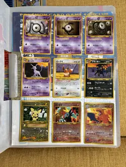 Neo Premium Files 2 & 3 Folder & Cards Neo Genesis Japanese Pokemon Card 2000 NM - Image 2