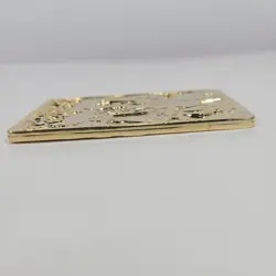 1999 gold-plated metal Charizard Pokemon card - Image 5