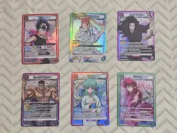 Union Arena Yu Yu Hakusho UE13BT SR Super Rare Bundle 6 Cards - Image 2