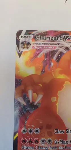Pokemon TCG Charizard VMAX Darkness Ablaze Rare Holo Card 20/189 - Image 3