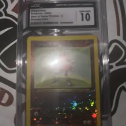 CGC 10 Hitmonchan 2003 Best of Game Promo 2 Reverse Holo Pokemon Card - Image 1