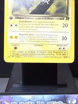 Pokemon Card Dark Magneton 28/82 Non Holo Rare Team Rocket 1st Edition WOTC NM - Image 3