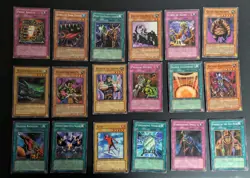 Yughio Vintage 1996 1st Edition Card Lot 24 Cards MP-HP Condition - Image 1