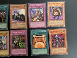 Yughio Vintage 1996 1st Edition Card Lot 24 Cards MP-HP Condition - Image 3