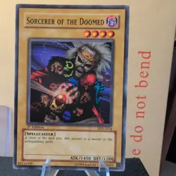 YU-GI-OH Dark Card, Sorcerer Of The Doomed SDY-E034 1st edition - Image 1