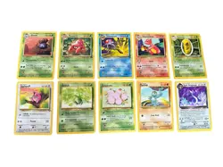 Pokemon Vintage 1999 2000 Wizards X 10 Card Bundle Job Lot TCG - Image 1