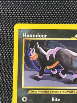 Houndour 39/75 Neo Discovery Uncommon WOTC Vintage Pokemon Card LP/NM - Image 2