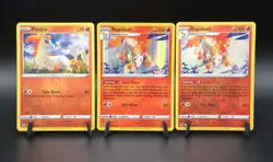 Pokemon Card Ponyta & Rapidash 022/195 Reverse & Holo Rare Silver Tempest - Image 1