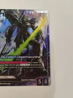 Gundam Card Game Gundam Deathscythe GD01-025 LR+ - Image 3