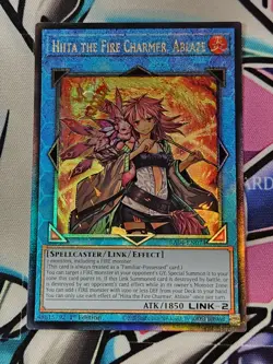 RA04-EN074 Hiita the Fire Charmer, Ablaze : Ultimate Rare Card : 1st Edition - Image 1