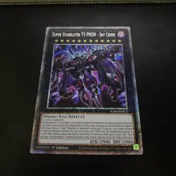Super Starslayer TY-PHON - Sky Crisis RA04-EN072 Platinum Yugioh Card 1st Ed - Image 1