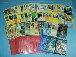 Large Collection Of 49 Nintendo Pokemon Trading Cards & 35 Sleeves. - Image 1