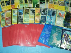 Large Collection Of 49 Nintendo Pokemon Trading Cards & 35 Sleeves. - Image 3