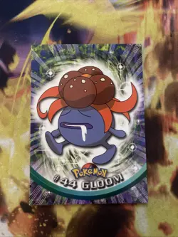 Gloom #44 - BLUE LOGO - NON-HOLO - SERIES 1 - TOPPS Pokemon Cards - LP - Image 1