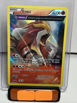 Entei 15/98 Ancient Trait Holo Rare XY Ancient Origins Pokemon Card NM - Image 1