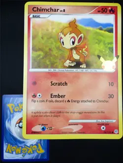 Chimchar 76/130 25th Anniversary Promo - Jumbo Pokemon Card #38E - Image 1