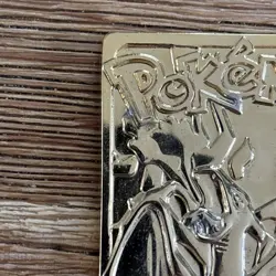 Pokemon Charizard Nintendo 1999 Burger King 24k Gold Plated Card - Image 3